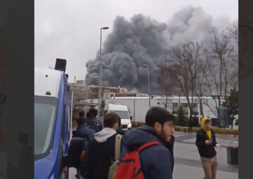 VIDEO: Massive fire reported in Istanbul