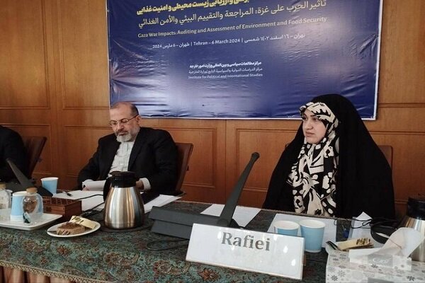 نائبة ايرانية: على المجتمع الدولي أن يتابع القضايا البيئية في غزة بجدية