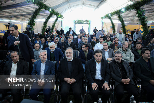 آیین آغاز عملیات اجرایی پروژه احداث خط 8 مترو تهران