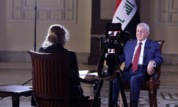 الرئيس العراقي: نحن ضد أي هجوم من وإلى العراق /إيران تدعم حقوق الشعب الفلسطيني