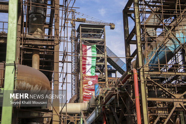 افتتاح بزرگترین کارخانه آهن اسفنجی کشور توسط رییس‌جمهور