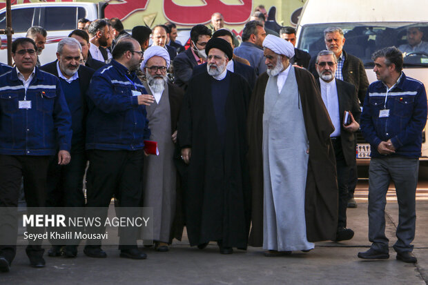 افتتاح بزرگترین کارخانه آهن اسفنجی کشور توسط رییس‌جمهور