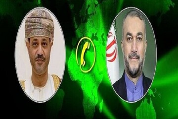 Iran, Oman foreign ministers discuss regional developments