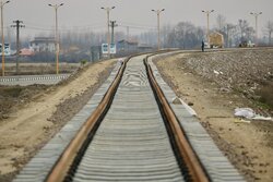 ایران اور روس کے اعلی حکام کا رشت-کیسپین ریلوے کا افتتاح
