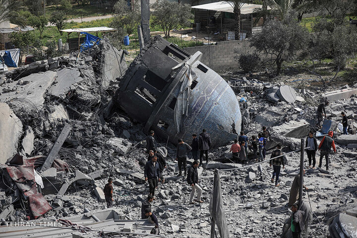 Israel bombs mosque in Gaza, hitting families sheltering nearby