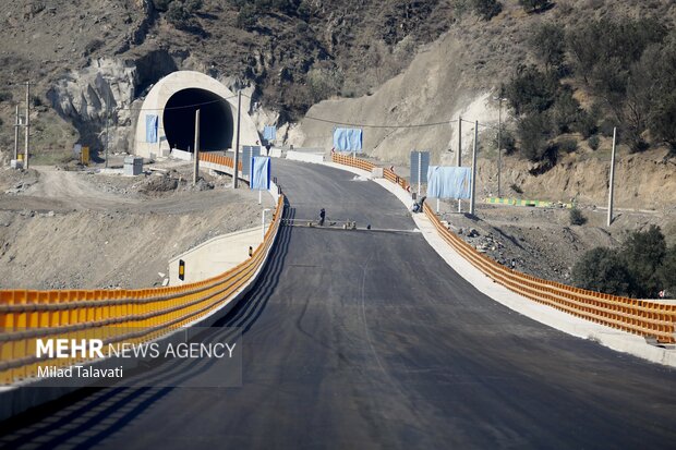 تصاویری از مراحل نهایی آزاد راه قزوین - رشت و راه آهن رشت- کاسپین