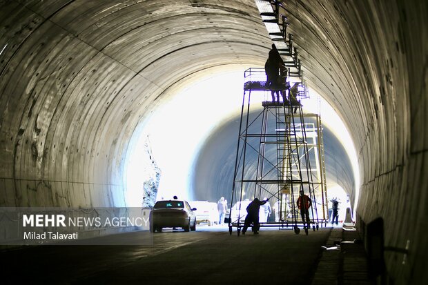 تصاویری از مراحل نهایی آزاد راه قزوین - رشت و راه آهن رشت- کاسپین