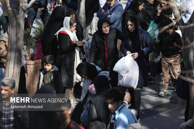 بازار تهران در آستانه سال نو