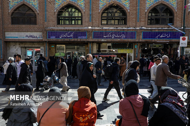بازار تهران در آستانه سال نو