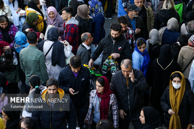 بازار تهران در آستانه سال نو