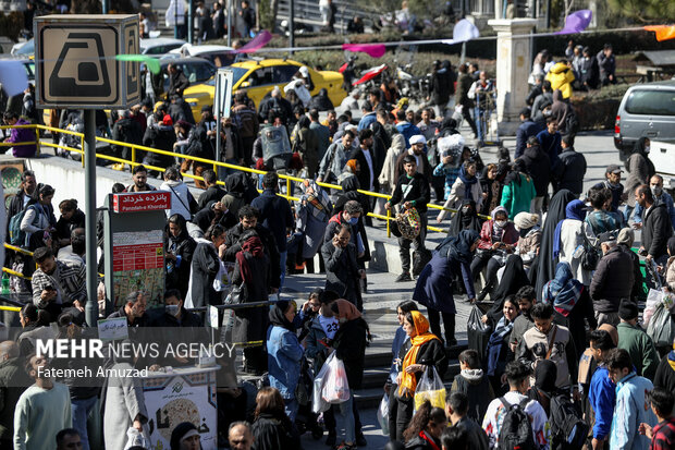 بازار تهران در آستانه سال نو