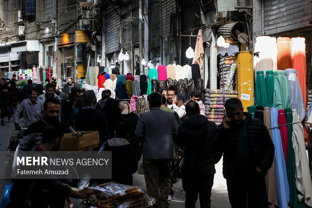 بازار تهران در آستانه سال نو