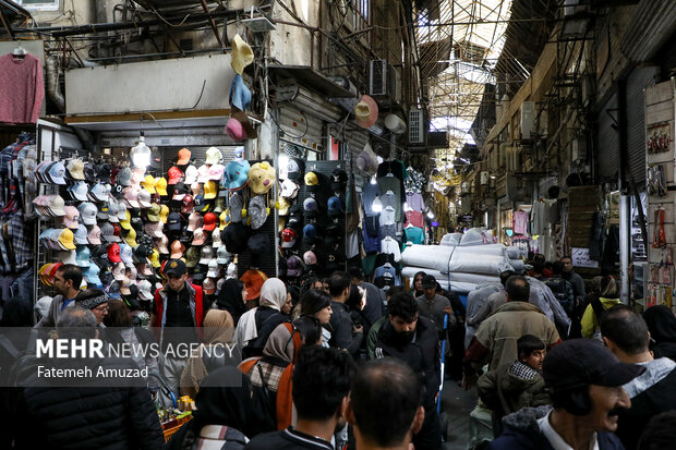 بازار تهران در آستانه سال نو