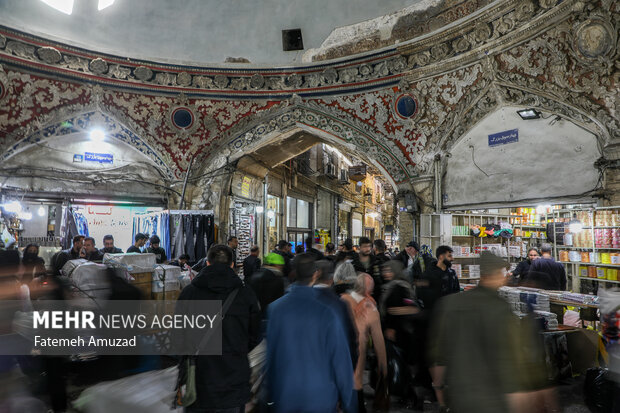 بازار تهران در آستانه سال نو