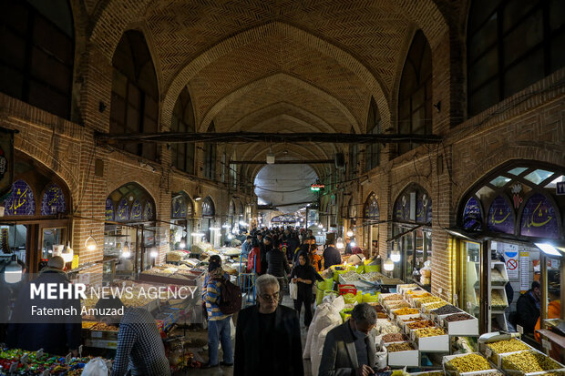 بازار تهران در آستانه سال نو