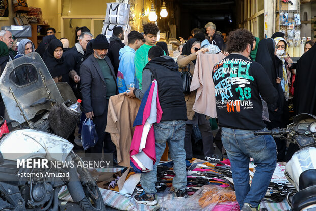 بازار تهران در آستانه سال نو