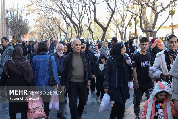 بازار تهران در آستانه سال نو