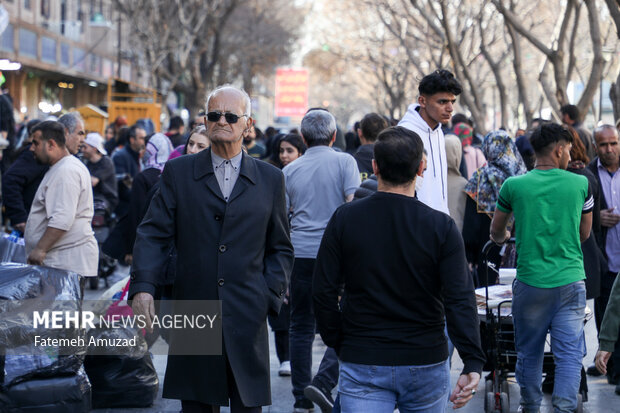 بازار تهران در آستانه سال نو