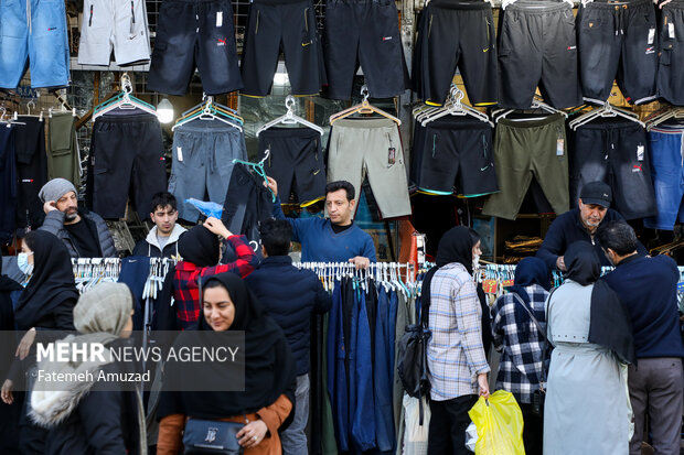 بازار تهران در آستانه سال نو