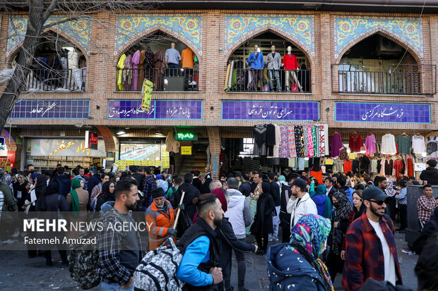 بازار تهران در آستانه سال نو