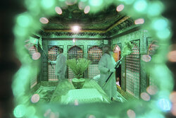 Dust-cleaning ceremony at Imam Reza (AS) shrine