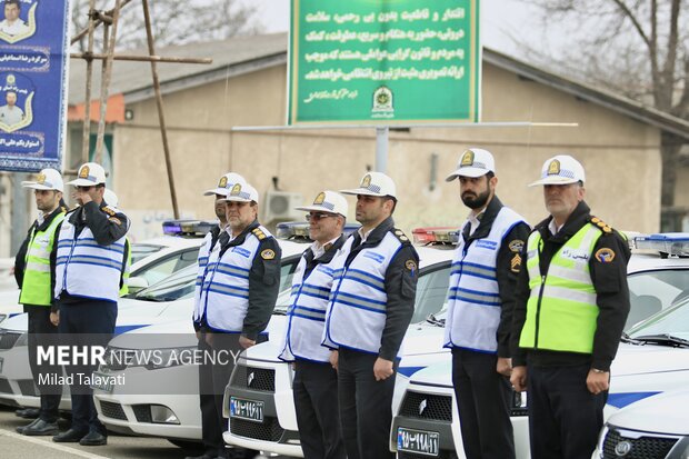 رزمايش طرح نوروزی جاده ای پلیس در گیلان