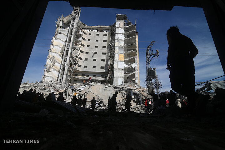 Israel hits landmark residential tower in Rafah as Gaza truce talks stall