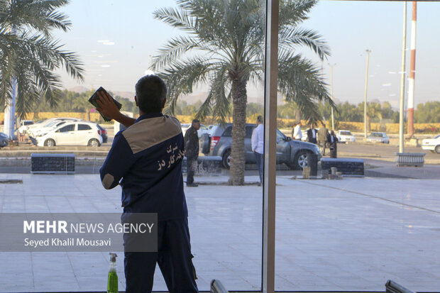 افتتاح ترمینال ۲ ورودی مسافربری فرودگاه شهید سلیمانی اهواز