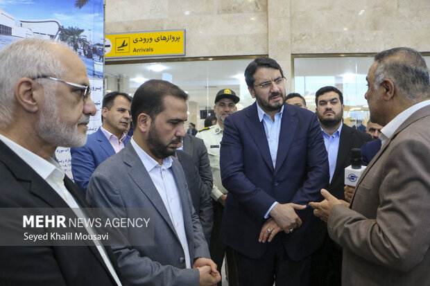 افتتاح ترمینال ۲ ورودی مسافربری فرودگاه شهید سلیمانی اهواز