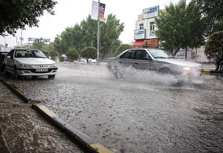 بارش باران در مناطق مختلف استان ایلام