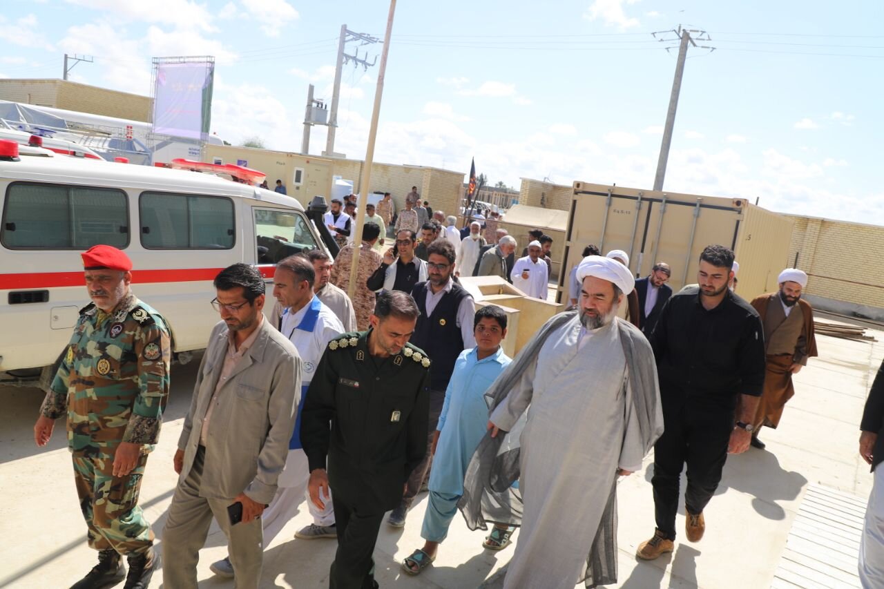 بیمارستان صحرایی سپاه در جنوب سیستان و بلوچستان آغاز به کار کرد