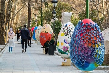 بالصور... طهران عشية عيد رأس السنة والنيروز