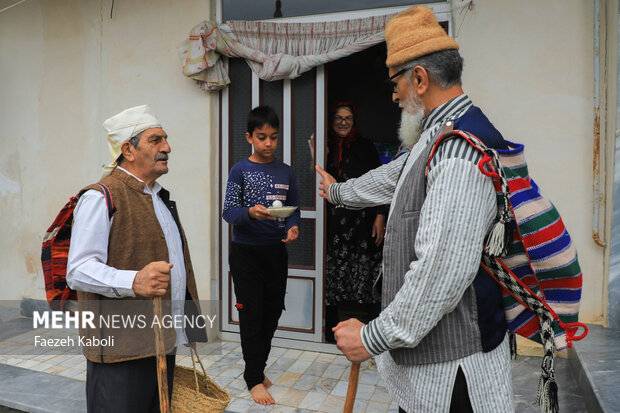 آیین نوروزخوانی در غرب گلستان