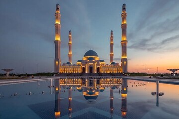 در طراحی مسجد نورسلطان قزاقستان معماری این منطقه الهام‌بخش بوده است