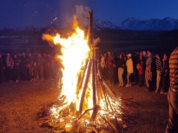 جشن چهارشنبه سوری در قروه