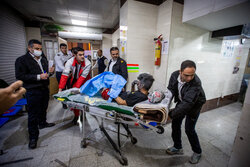 مصدومان حوادث چهارشنبه سوری - قزوین
