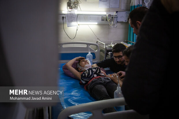 مصدومان حوادث چهارشنبه سوری – قزوین
