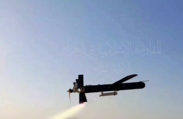 حمله پهپادی مقاومت عراق علیه پایگاه هوایی بلماخیم+ فیلم