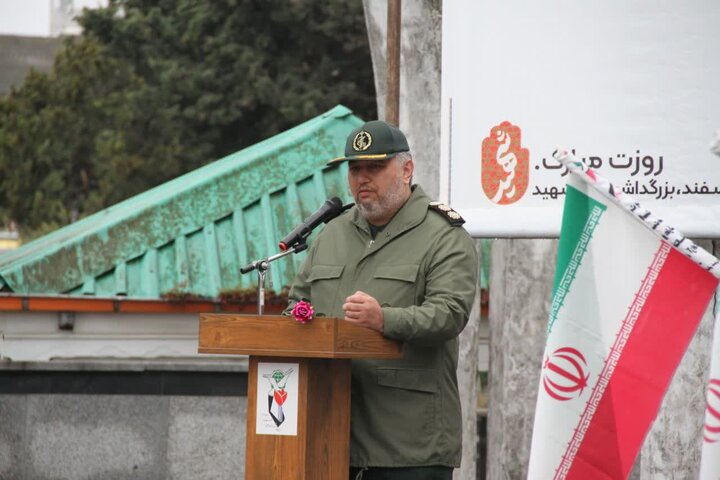 مزار شهدای شهرستان مرزی آستارا گلباران شد