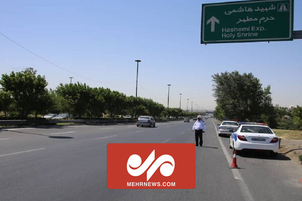 وضعیت ترافیکی بهشت زهرا در آخرین جمعه سال وضعیت ترافیکی بهشت زهرا در آخرین جمعه سال