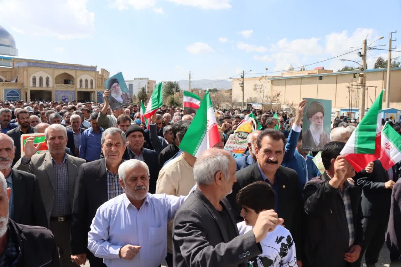 تصاویری از حضور مردم ایلام در راهپیمایی محکومیت رژیم صهیونسیتی