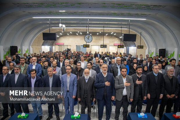 بهرهبرداری همزمان از ۳ ایستگاه جدید مترو در تهران بهرهبرداری همزمان از ۳ ایستگاه جدید مترو در تهران