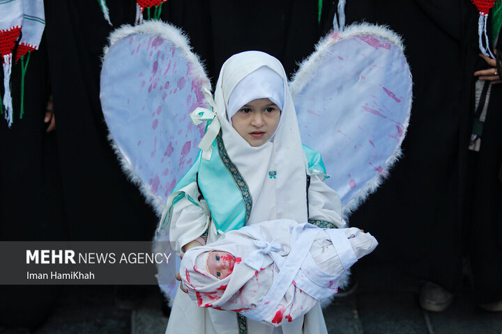 راهپیمایی مردم همدان در حمایت از کودکان غزه