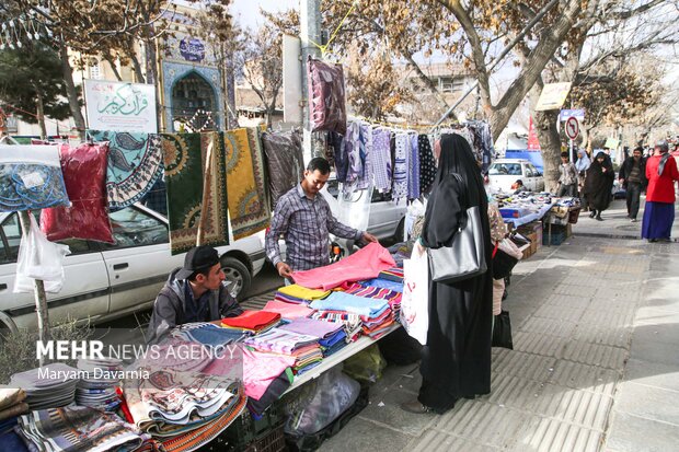 حال و هوای خیابان های بجنورد در آستانه عید نوروز