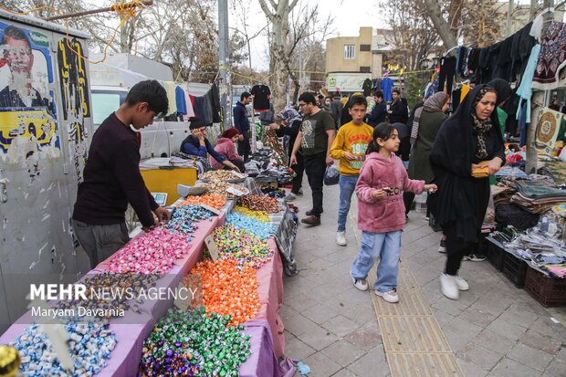 حال و هوای خیابان های بجنورد در آستانه عید نوروز