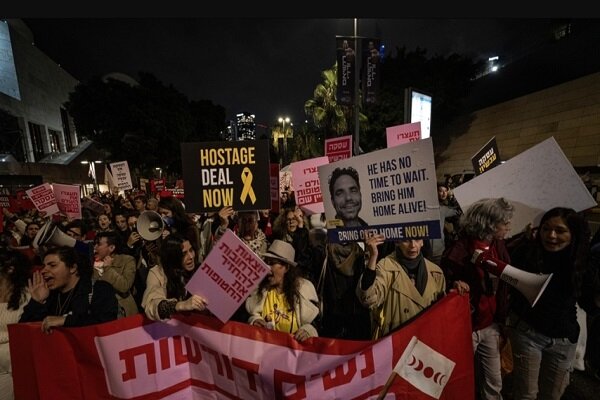 اسرائیل، صہیونیوں کو نتن یاہو حکومت کے خلاف مظاہرہ، ویڈیو