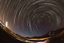 Beauty of stars in Iran's sky