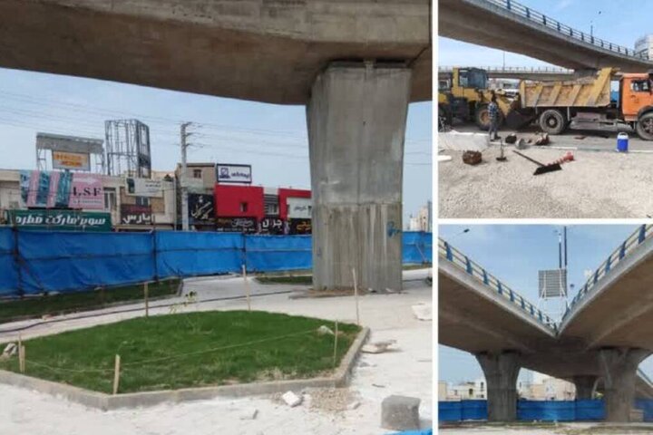 عملیات اجرایی میدان تقاطع شهید سلیمانی بوشهر به ایستگاه آخر رسید عملیات اجرایی میدان تقاطع شهید سلیمانی بوشهر به ایستگاه آخر رسید
