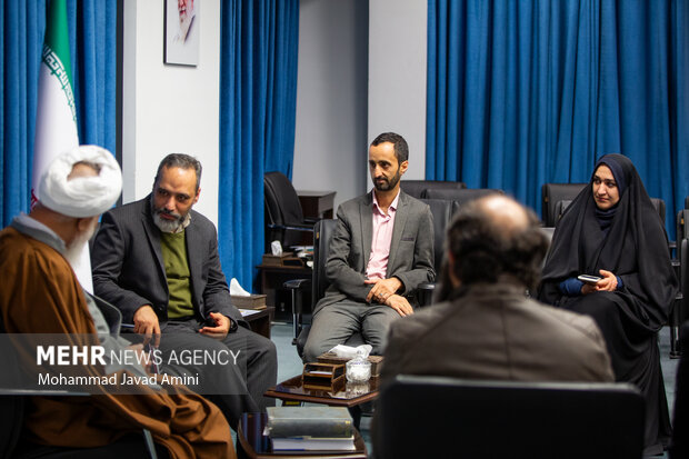دیدار مدیرعامل خبرگزاری مهر قزوین1