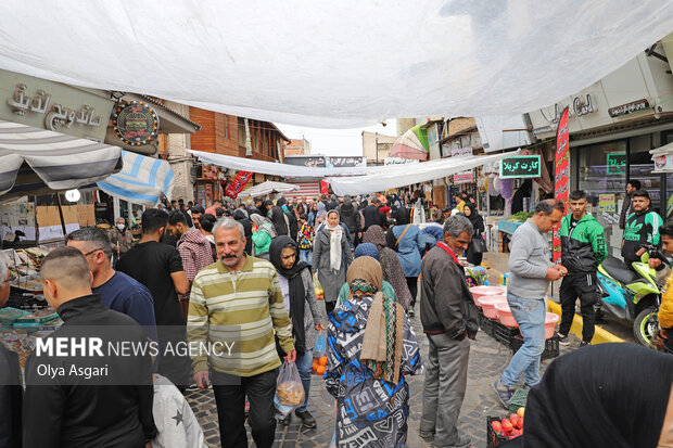 حال و هوای بازار عید نوروز در گرگان